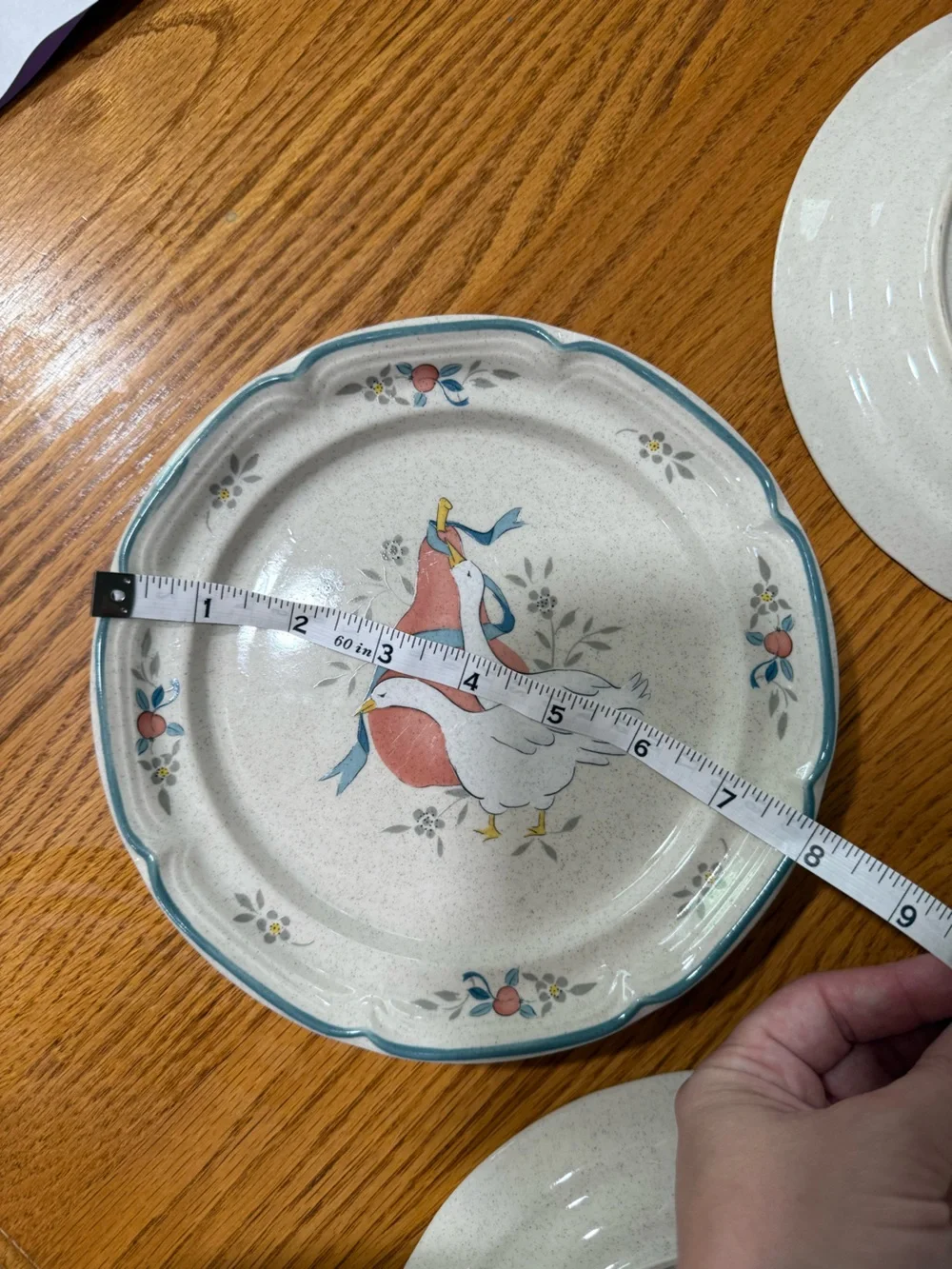 Vintage marmalade plate - set of 4